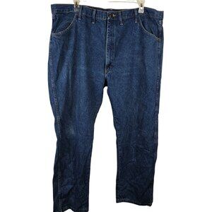Rustler Mens 46x30 Medium Wash Denim Outdoor Rugid Workwear Farm Country Western